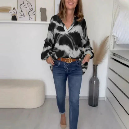 Sunniva™ - Elegant V-Neck Top