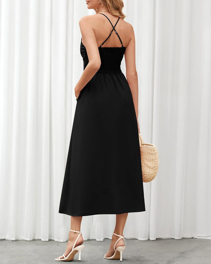 Nira - Sleeveless V-Neck Dress