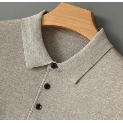 Damon -  Merino Full Sleeve Polo