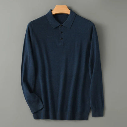 Damon -  Merino Full Sleeve Polo