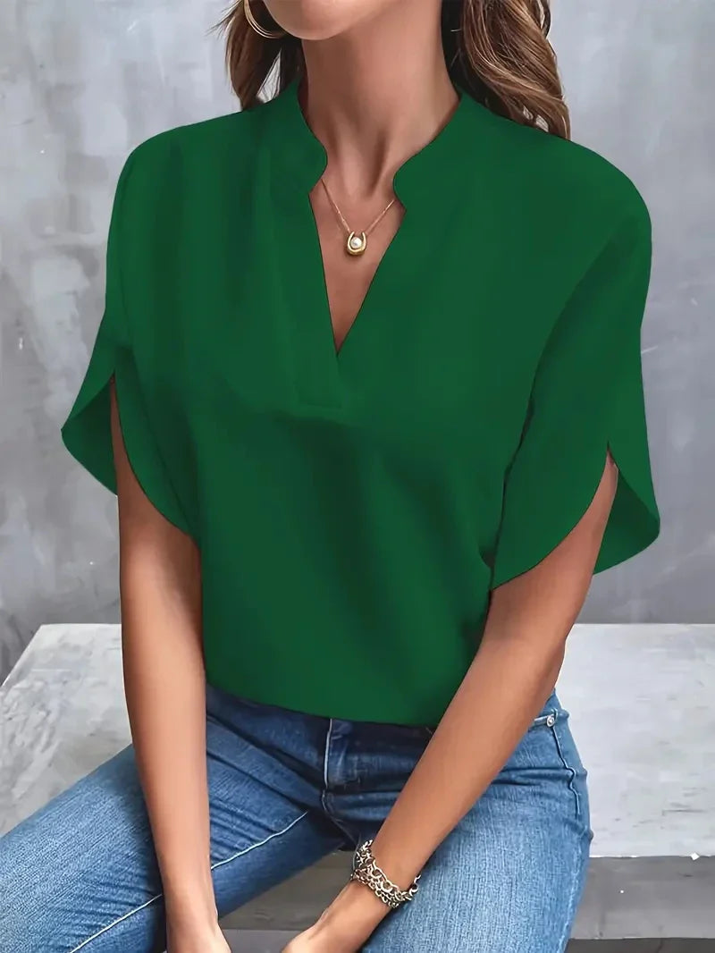 Dames™ - Classic V-Neck Top