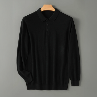 Damon -  Merino Full Sleeve Polo