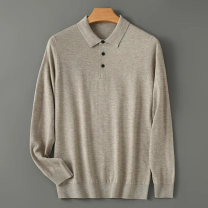Damon -  Merino Full Sleeve Polo
