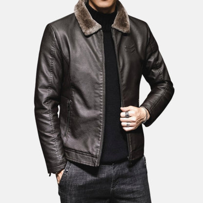 Diaz - Combat Leather Jacket