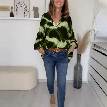 Sunniva™ - Elegant V-Neck Top
