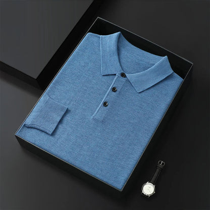 Damon -  Merino Full Sleeve Polo