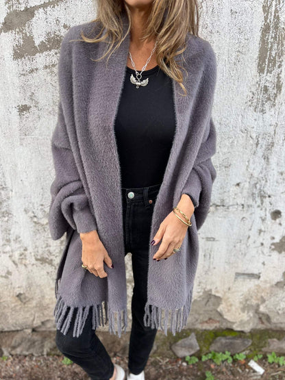 Alina - Elegant Wrap Sweater with Long Sleeves